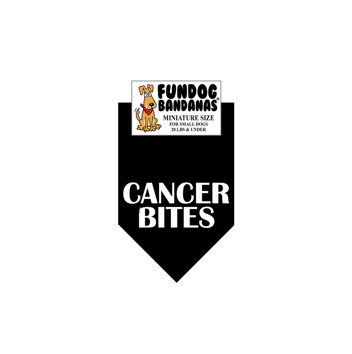 Cancer Bites Bandana - Limited Edition – FunDog Bandanas (DogPerk)