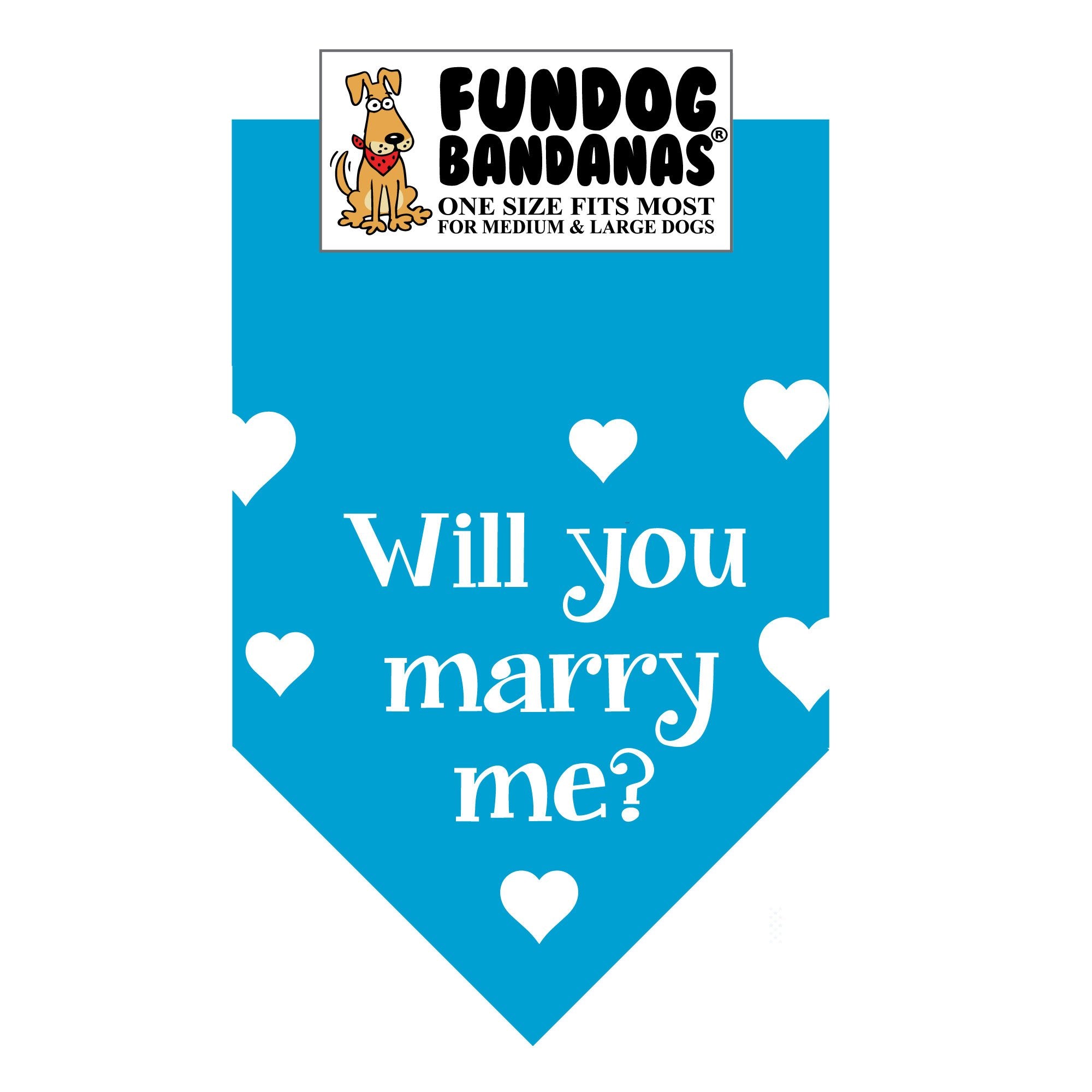 Will you marry me shops dog bandana